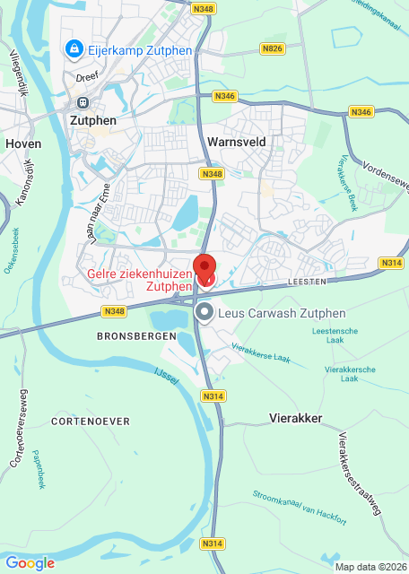 Google maps afbeelding voor Spoedplein Zutphen