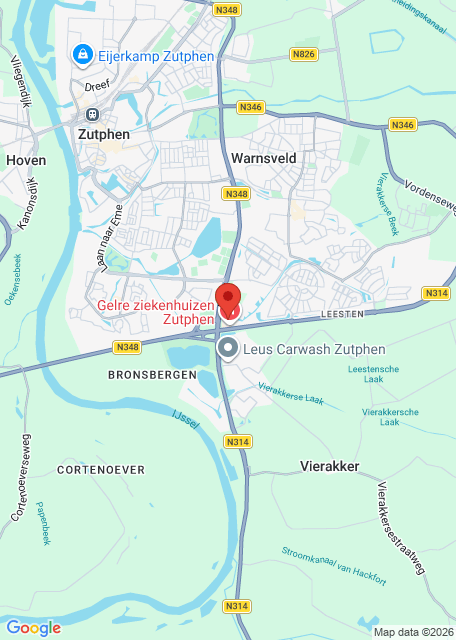 Google maps afbeelding voor Spoedplein Zutphen