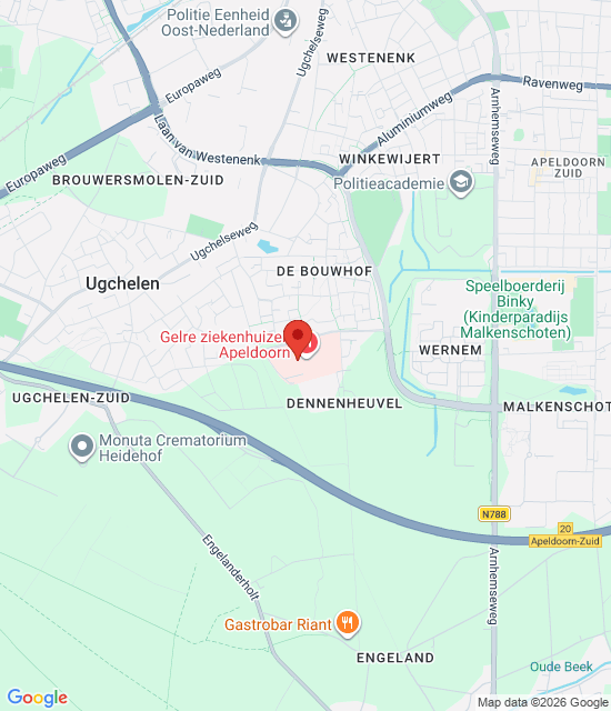 Google maps afbeelding voor Spoedplein Apeldoorn